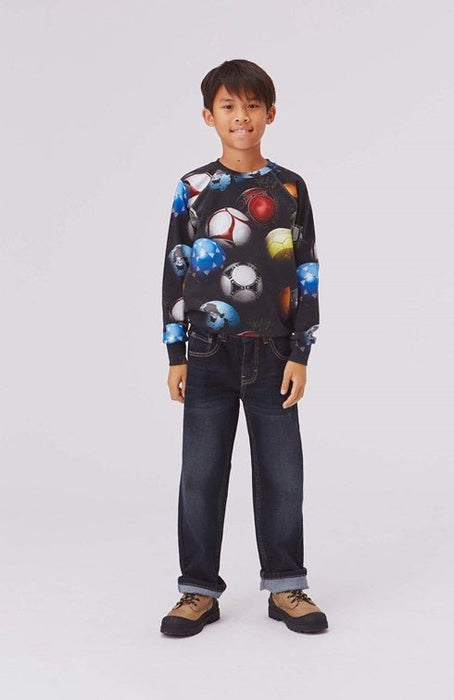 ⋙ Fußball Sweater "Romeo World Football" von Molo ♡ - Pilzessin.at - zauberhafte Kinderdinge