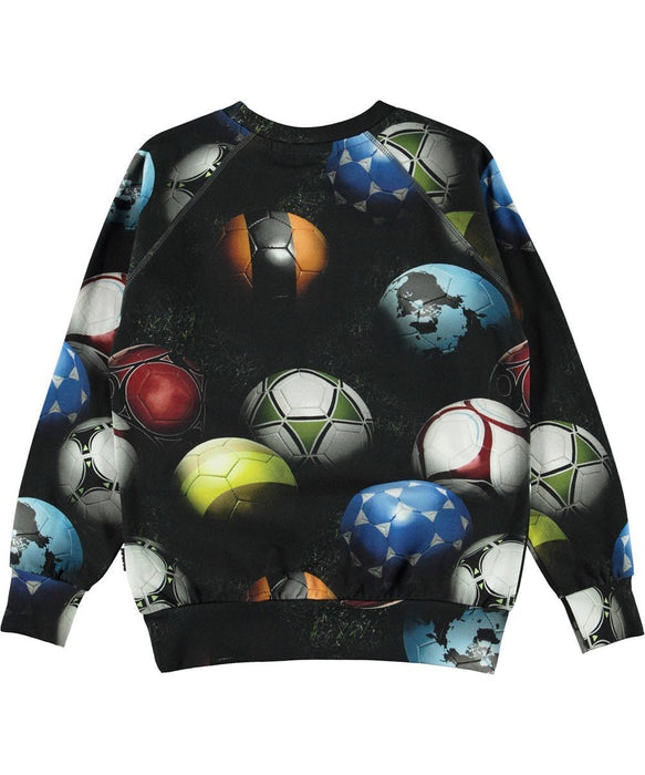⋙ Fußball Sweater "Romeo World Football" von Molo ♡ - Pilzessin.at - zauberhafte Kinderdinge