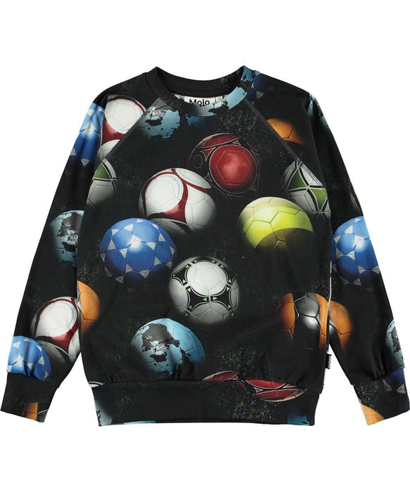 ⋙ Fußball Sweater "Romeo World Football" von Molo ♡ - Pilzessin.at - zauberhafte Kinderdinge
