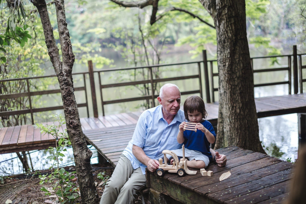 Gabelstapler Forklift von PlanToys ★ - Pilzessin.at - zauberhafte Kinderdinge