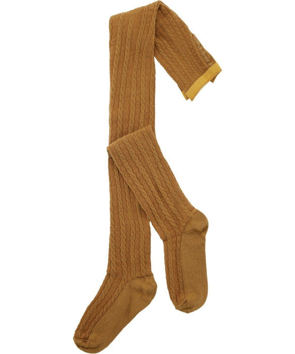 ⋙ goldene Strumpfhose mit Zopfmuster von Molo ♡ - Pilzessin.at - zauberhafte Kinderdinge