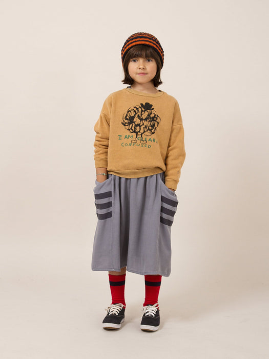 grauer Midi - Rock von Bobo Choses - Pilzessin.at - zauberhafte Kinderdinge