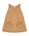 Hängerkleid Mädchen aus Bio Musselin kamel von SayPlease - Pilzessin.at - zauberhafte Kinderdinge