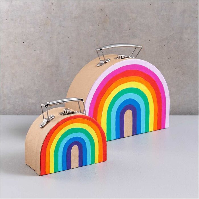 ⋙ halbrunder Koffer | Made by me | in natur von Rico Design ♥ - Pilzessin.at - zauberhafte Kinderdinge