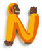 Holzbuchstabe N von Djeco - Pilzessin.at