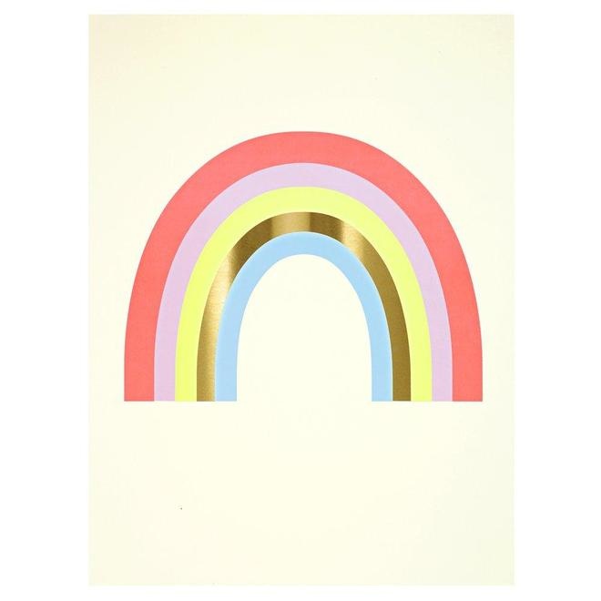 Poster Set Einhorn und Regenbogen von Meri Meri