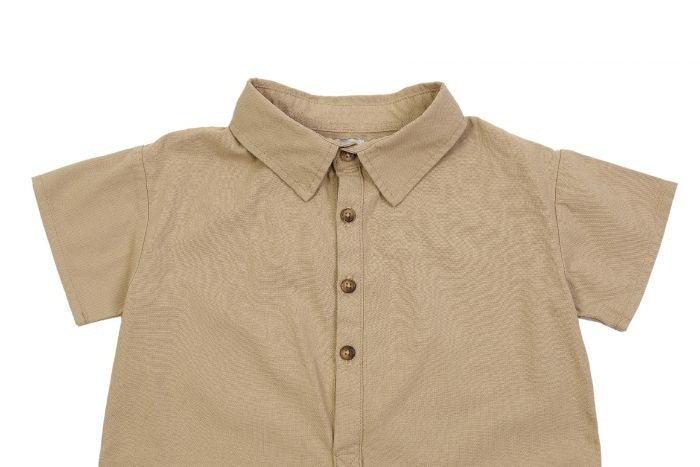 ⋙ Jumpsuit "Aspen" in khaki von Donsje ♡ - Pilzessin.at - zauberhafte Kinderdinge