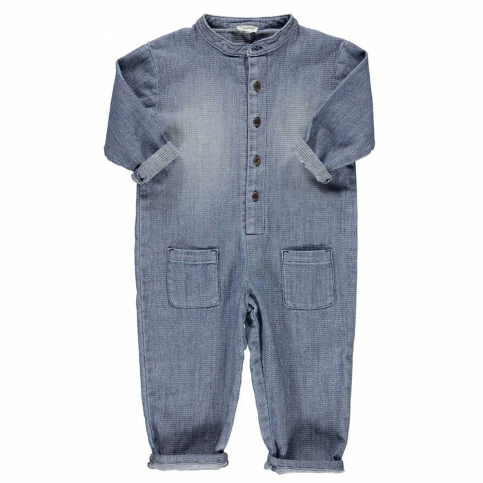 Jumpsuit washed blue denim jeans von Piupiuchick bei Pilzessin - Pilzessin.at - zauberhafte Kinderdinge