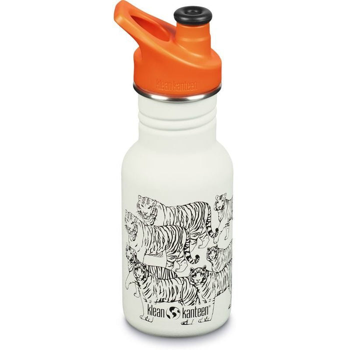 Kid Classic Narrow Trinkflasche 355 ml Tigers von Klean Kanteen - Pilzessin.at - zauberhafte Kinderdinge