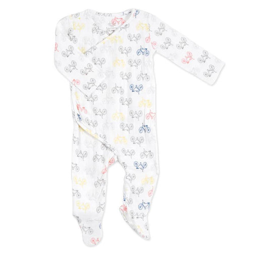 Kimono Strampler Baby Musselin Fahrrad von Aden und Anais - Pilzessin.at - zauberhafte Kinderdinge