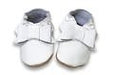 Krabbelschuhe mit Satinschleife von Hobea - Pilzessin.at - zauberhafte Kinderdinge