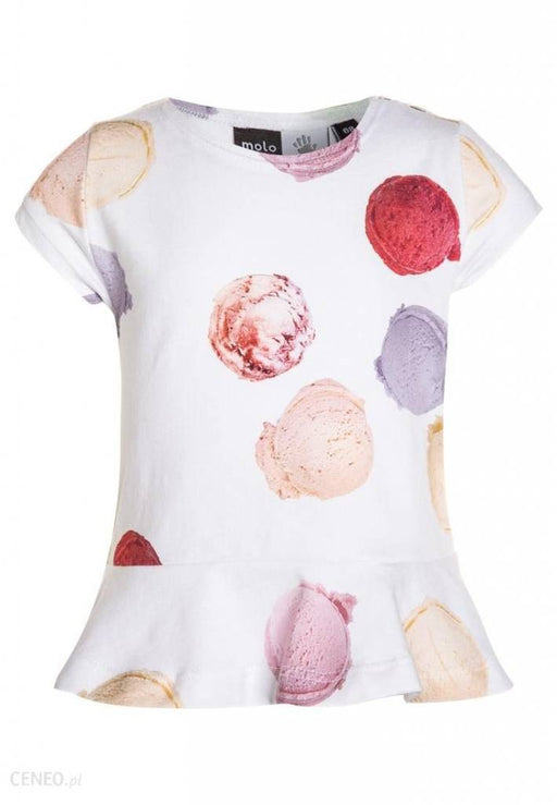 Kurzarmshirt mit Eiskugelprint - Pilzessin.at - zauberhafte Kinderdinge