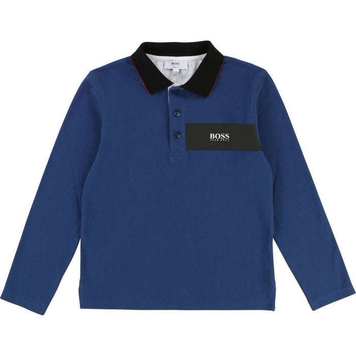 Langarm Poloshirt von Hugo Boss bei Pilzessin - Pilzessin.at - zauberhafte Kinderdinge