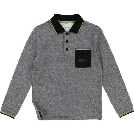 Langarm Poloshirt von Hugo Boss Kids bei Pilzessin - Pilzessin.at - zauberhafte Kinderdinge