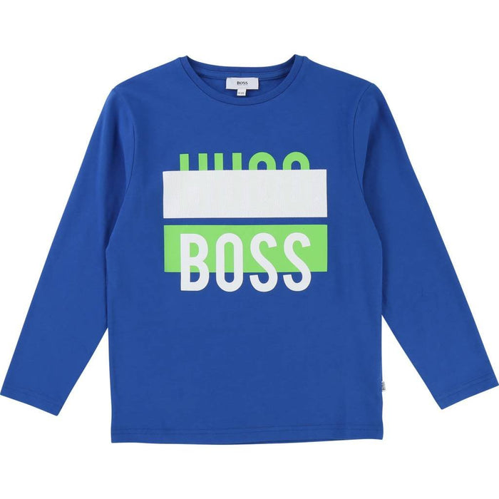 Langarm T-Shirt von Hugo Boss Kids bei Pilzessin - Pilzessin.at - zauberhafte Kinderdinge