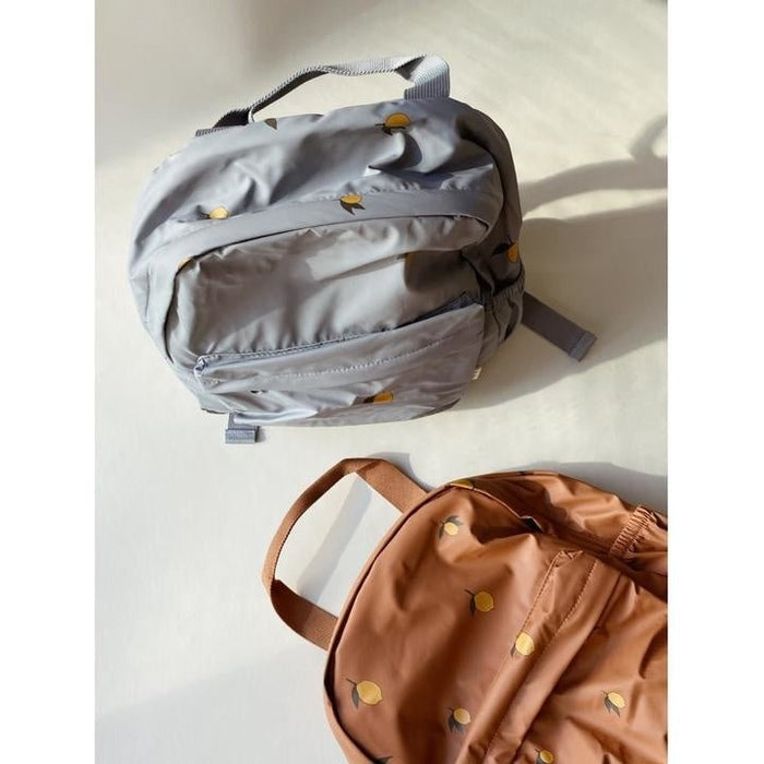 ♡ Lemon Brown | Rain Kinder Rucksack Junior von Konges Slojd - Pilzessin.at - zauberhafte Kinderdinge