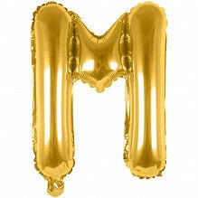 M Folienballon gold Buchstabe - Pilzessin.at - zauberhafte Kinderdinge