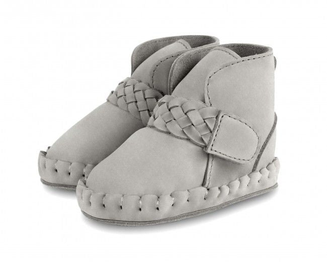 Mace Babyschuhe Leder mit geflochtenem Riemen von Donsje - Pilzessin.at - zauberhafte Kinderdinge