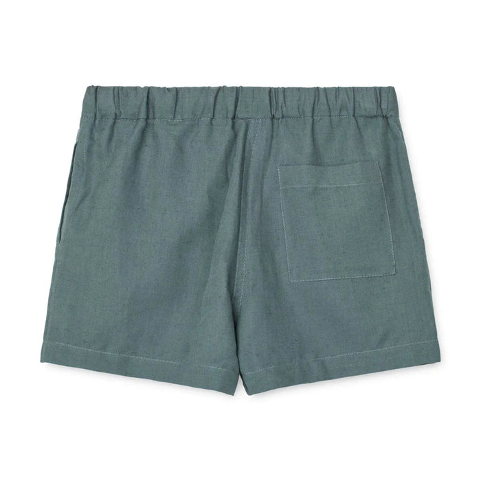 Madison Leinen Shorts in whale blue - Pilzessin.at - zauberhafte Kinderdinge