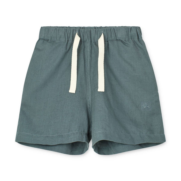 Madison Leinen Shorts in whale blue - Pilzessin.at - zauberhafte Kinderdinge
