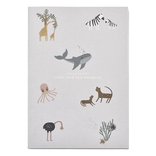 Malbuch Meerestiere & Safaritiere ODELL Colouring book von Liewood - Pilzessin.at - zauberhafte Kinderdinge