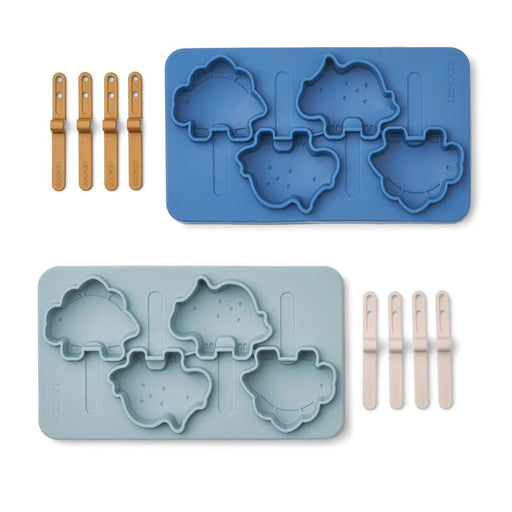 Manfred Ice Pops / Eisformen in dino / riverside multi mix - Pilzessin.at - zauberhafte Kinderdinge