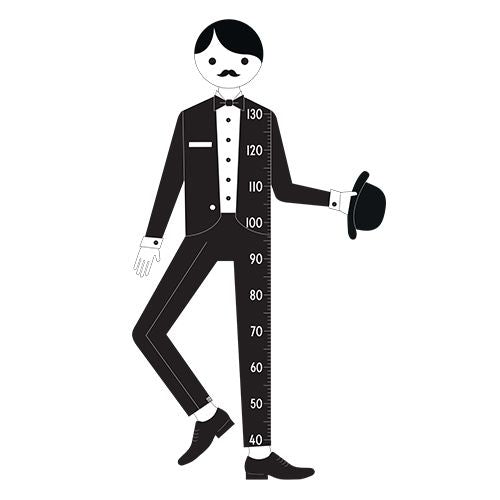 Measureman Messlatte Wandsticker - Pilzessin.at - zauberhafte Kinderdinge