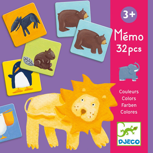 Memo Spiel bunte Tiere von Djeco - Pilzessin.at - zauberhafte Kinderdinge
