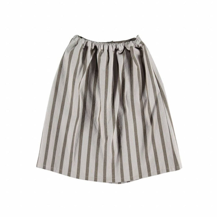 Midi skirt. Grey stripes serge von Piupiuchick bei Pilzessin - Pilzessin.at - zauberhafte Kinderdinge