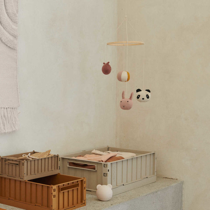 Mobile Melissa - Classic rose multi mix - Pilzessin.at - zauberhafte Kinderdinge