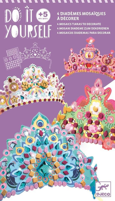 Mosaik Diadem - Wie eine Prinzessin - Pilzessin.at - zauberhafte Kinderdinge