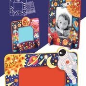 Mosaik Rahmen - Im Weltraum - Pilzessin.at - zauberhafte Kinderdinge