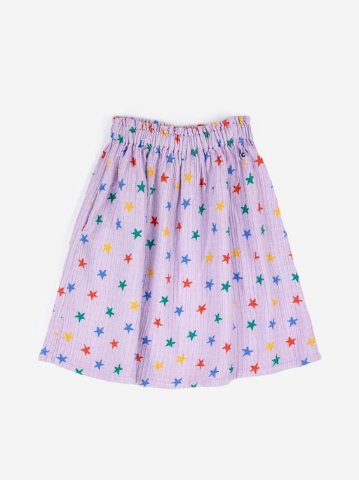 Multicolor Stars all over woven midi skirt - Pilzessin.at - zauberhafte Kinderdinge