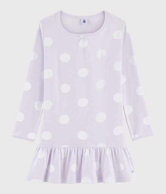 Nachthemd Kinder mit Punkten aus Baumwolle von Petit Bateau - Pilzessin.at - zauberhafte Kinderdinge