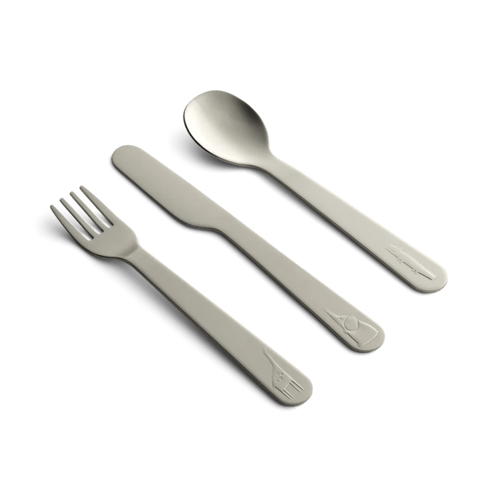 Nadine Cutlery Set in Steel | Kinder Besteck von Liewood - Pilzessin.at - zauberhafte Kinderdinge