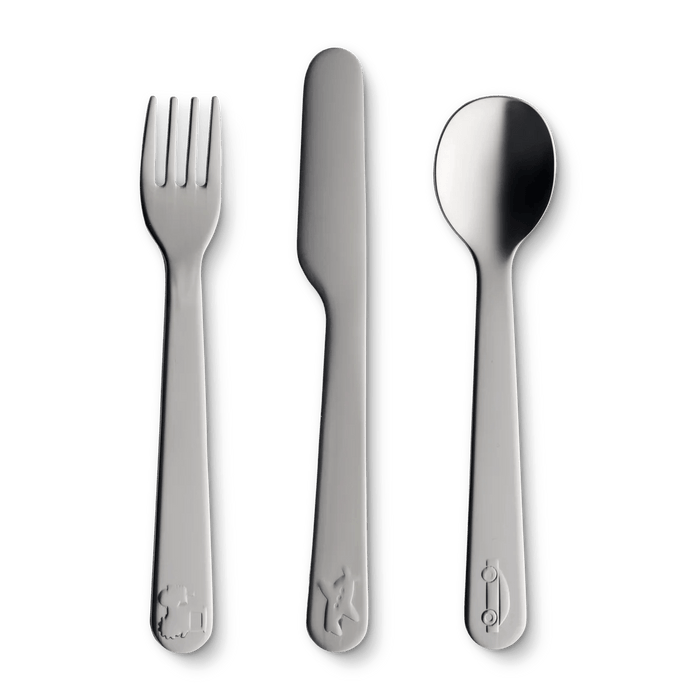 Nadine Cutlery Set in Steel | Kinder Besteck von Liewood - Pilzessin.at - zauberhafte Kinderdinge