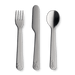 Nadine Cutlery Set in Steel | Kinder Besteck von Liewood - Pilzessin.at - zauberhafte Kinderdinge