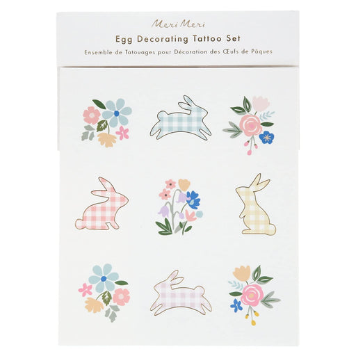 Osterei Tattoo | Egg decoration set | Hasen von Meri Meri - Pilzessin.at - zauberhafte Kinderdinge