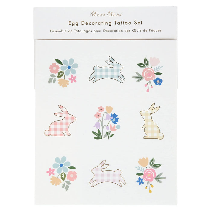 Osterei Tattoo | Egg decoration set | Hasen von Meri Meri - Pilzessin.at - zauberhafte Kinderdinge