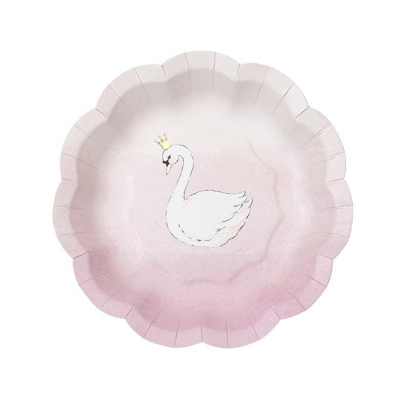 Pappteller Schwan von Talking Tables bei Pilzessin - Pilzessin.at