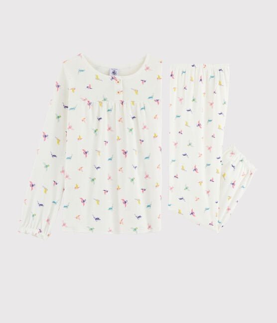Petit Bateau Pyjama Rippstrick mit Vogel Print - Pilzessin.at - zauberhafte Kinderdinge
