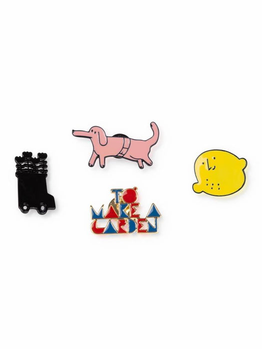 Pins Pack x4 - Pilzessin.at - zauberhafte Kinderdinge