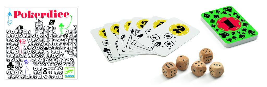 Pokerdice - das Wettspiel von Djeco bei Pilzessin - Pilzessin.at - zauberhafte Kinderdinge
