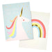 Poster Set Einhorn und Regenbogen von Meri Meri - Pilzessin.at - zauberhafte Kinderdinge