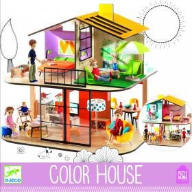 Puppenhaus Colour House von Djeco - Pilzessin.at - zauberhafte Kinderdinge