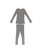 Pyjama Kinder Ripp grey melange von MarMar Copenhagen - Pilzessin.at - zauberhafte Kinderdinge