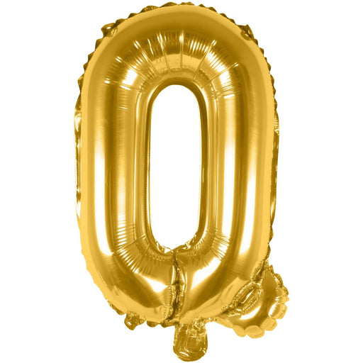 Q Folienballon gold Buchstabe - Pilzessin.at - zauberhafte Kinderdinge