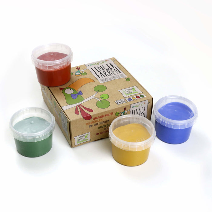 Bio Fingerfarben 4er Set von Neogrün