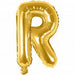 R Folienballon gold Buchstabe - Pilzessin.at - zauberhafte Kinderdinge