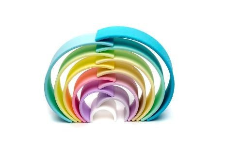 ⋙ Regenbogen Bausteine Pastell von dëna - Pilzessin.at - zauberhafte Kinderdinge